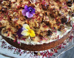 Jamie's splendid beetroot cake