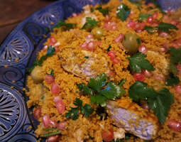 Kanaa ja couscousia marokkolaisittain