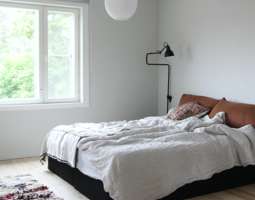 Bedroom in natural tones