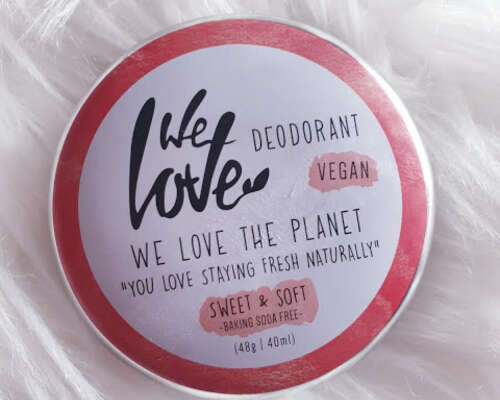 We Love the planet deodorant testissä
