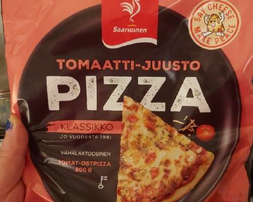 Testissä: Saarioisen tomaatti-juustopizza