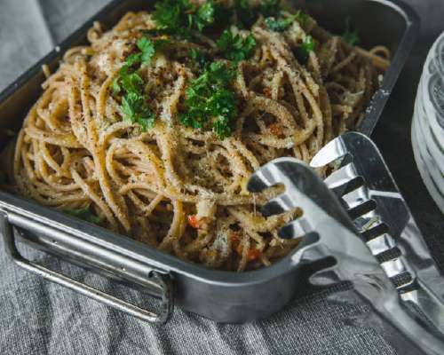 Kasviskeskiviikko: Spaghetti Aglio e Olio 2.0