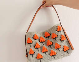 Hilla-laukku / Cloudberry crochet bag
