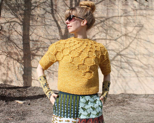 Kevätpörriäinen / Wool & honey sweater