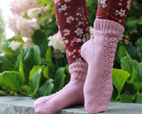 Pinkit pitsisukat / Riverbed socks