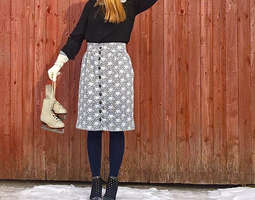 Suoraviivainen hame / Mod skirt