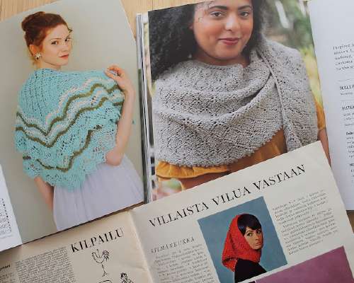 Vintage-villahuiveja / Vintage shawls