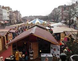 Joulumarkkinoilla Leidenissa
