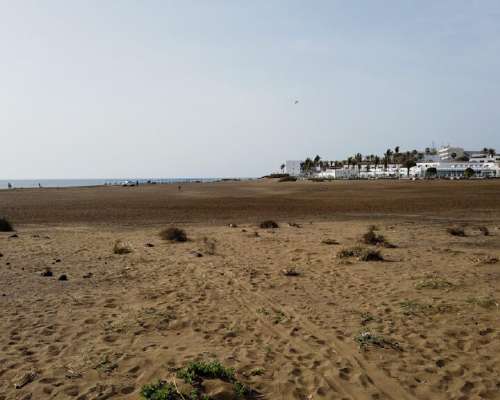 Playa de los Pocillos, Lanzaroten suurin hiek...