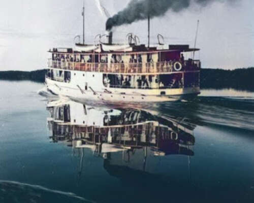 Laivaliikennettä Saimaalla