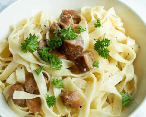 Hyvän mielen ruokaa: Vegaaninen pasta carbonara