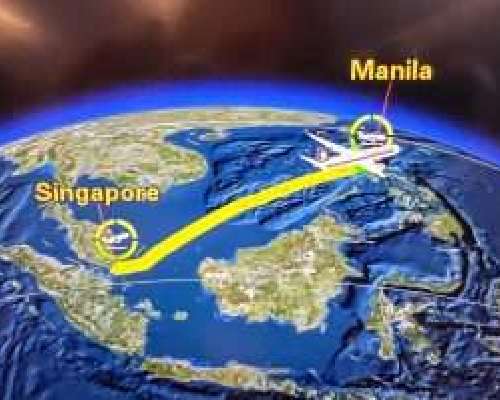 Yllättävä Singapore – Manila -lento