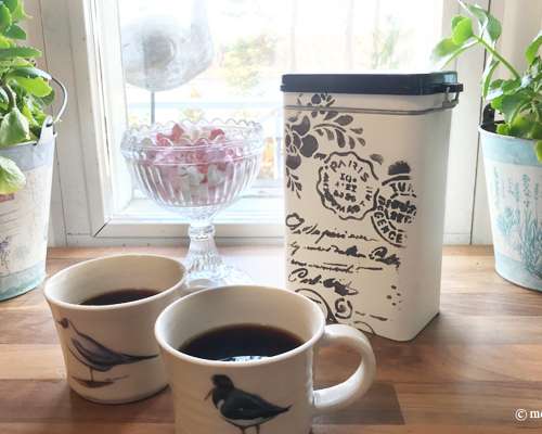 DIY: Kahvipurkin tuunaus ja ihana kahvihetki