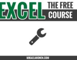 Oppitunti 10 – Excelin datatyökalut