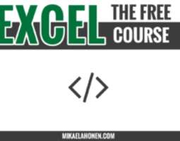 Oppitunti 16 – Excel-makrot ja VBA