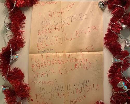 Joulukalenteri luukku 1: Kirje joulupukille