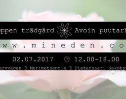 Öppen Trädgård söndagen 2.7.2017