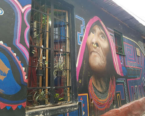 Katutaidetta Bogotassa