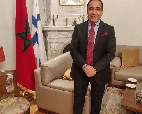 Marokon suurlähettilään residenssissä Helsing...