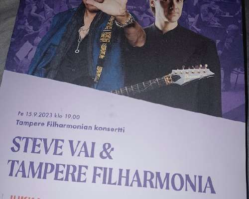 Steve Vai & Tampere Filharmonia – Tampere-tal...