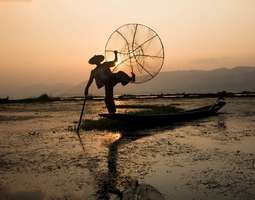 Myanmarin idyllinen Inle-järvi