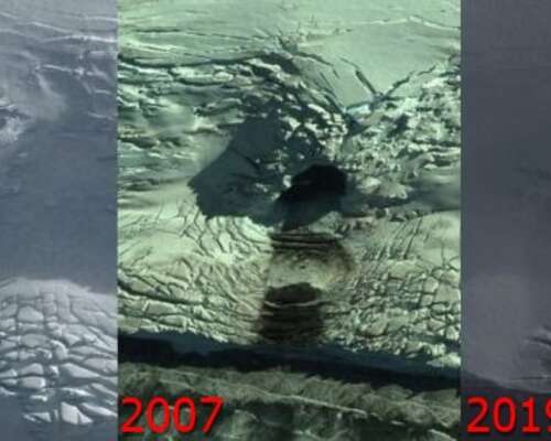Antarktiksella tapahtuu outoja Google Earth k...