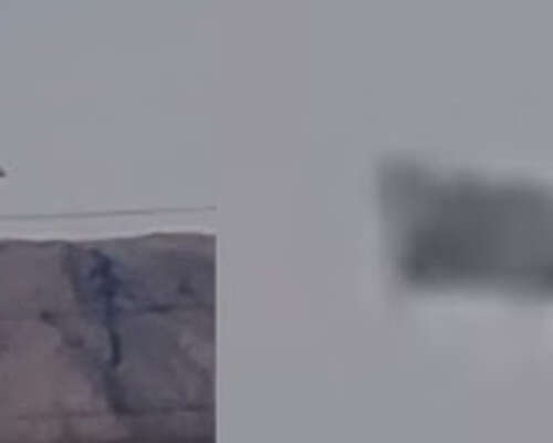 UFO kuvattu Arizonan Phoenixissa vuoren yllä