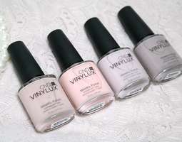 CND Vinylux The Nude Collection swatchit + arviot