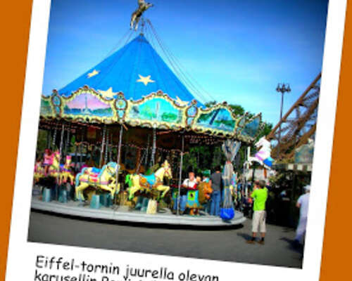 Eiffel-tornin karusellin maalaukset ja rannek...