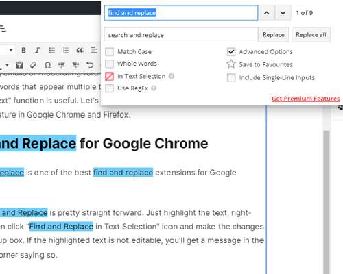 Kuinka löytää ja korvata tekstiä Chromessa ja...