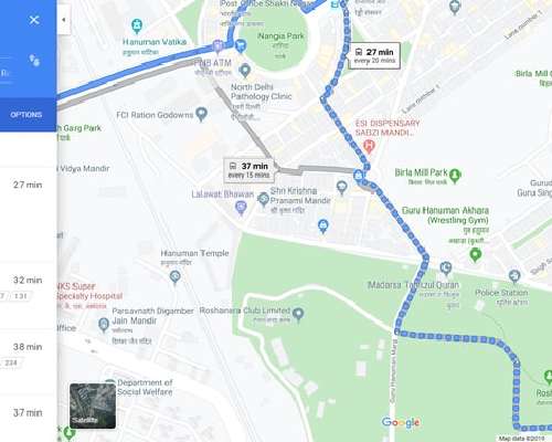Kuinka muuttaa reittiä Google Mapsissa