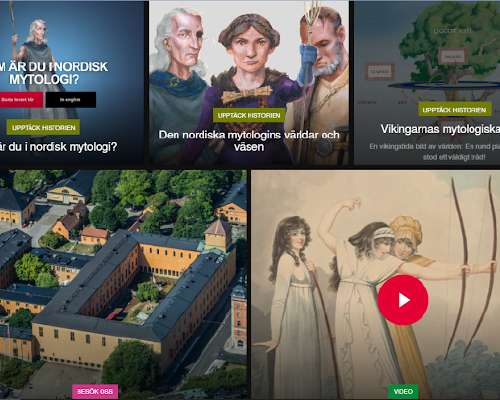 Ruotsin historiallisen museon verkkosivu on p...
