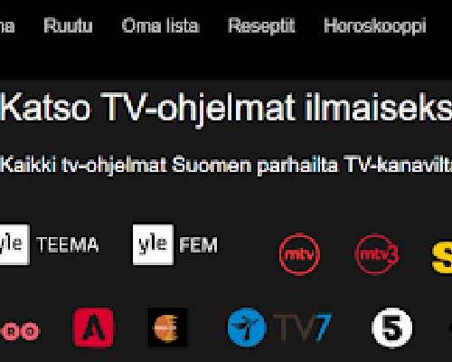 Suomen tv:n katseleminen ulkomailla