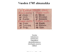 Almanakka ja sen historia