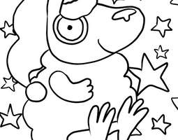 A Christmas Critter (a coloring page) / Joulu...