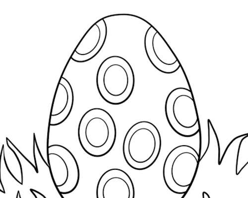 An Easter Egg (a coloring page) / Pääsiäismun...