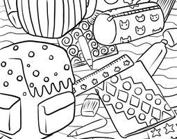 Back to school (a coloring page) / Takaisin k...