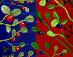 Blueberries vs. lingonberries (a jigsaw puzzl...