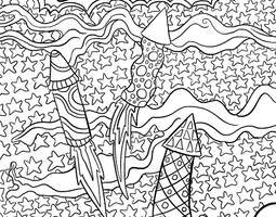 Color New Year 2019 (a coloring page) / Värit...