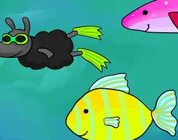 Critters like to swim (animation) / Otukset p...