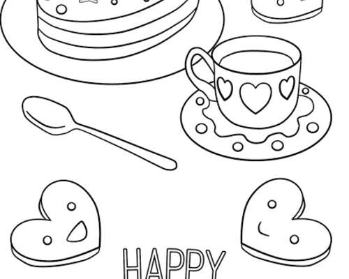 Happy Valentine's Day (a coloring page) / Hyv...