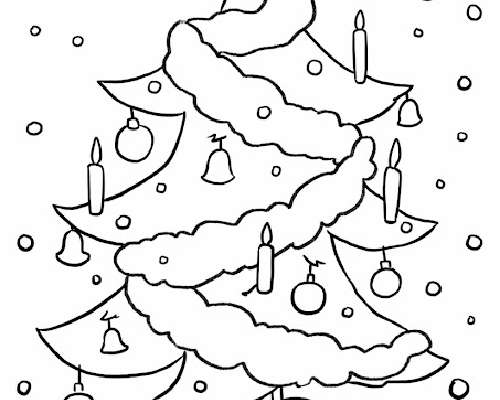 The Christmas Tree (a coloring page) / Jouluk...