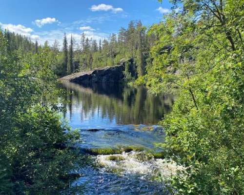 Wondrous Pyhäjoki nature trail in Pallas-Yllä...