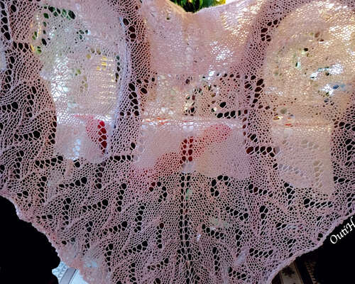 Lace shawl for my sister