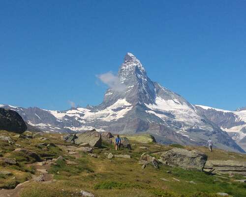Yhdellä läpsyllä Matterhorn ja Edelweiss!