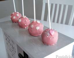 Pink Birthday Cake Pops