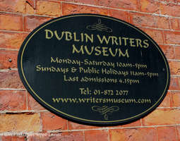 Kirjailijamuseossa Dublinissa