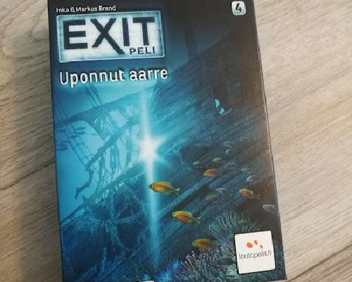 Exit peli: Uponnut aarre (pelikokemuksia/arvo...
