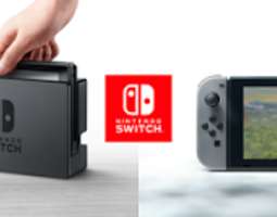 Nintendo Switch + Sille julkaistavat pelit