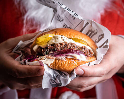 Jouluburger – joulun makuinen hampurilainen